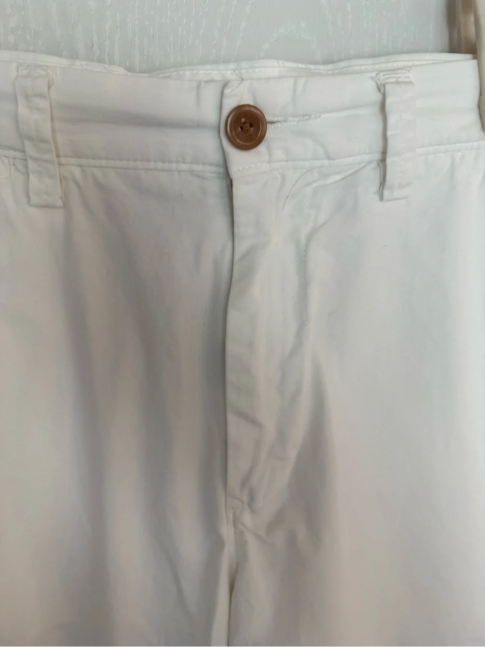 J.Crew Club Men’s White Chino Shorts Size 32 11” Inseam 100% Cotton